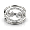 Pavé Cancer Star Sign Multi-Row Diamond Ring