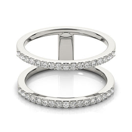 Pavé Multi-Row Diamond Ring