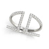 Pavé Multi-Row Diamond Ring