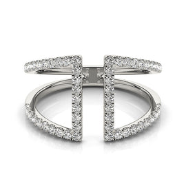 Pavé Multi-Row Diamond Ring