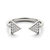 Open Arrow Cluster Diamond Ring