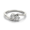 Round Two Stone Diamond Ring