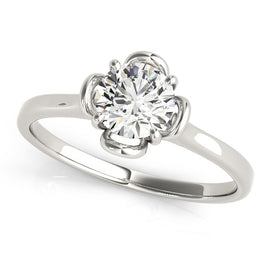 Round Solitaire Engagement Ring