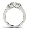 Round Trilogy Pavé Engagement Ring