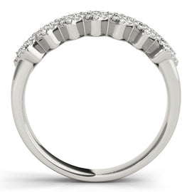 Cluster Row Diamond Ring