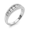 Round Multi-Row Pavé Diamond Ring