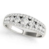 Round Multi-Row Pavé Diamond Ring