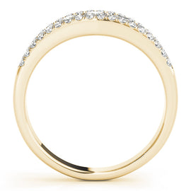 Round Multi-Row Pavé Diamond Ring