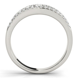 Round Multi-Row Pavé Diamond Ring