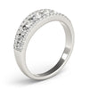 Round Multi-Row Pavé Diamond Ring