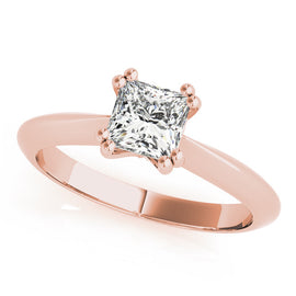 Princess Solitaire Engagement Ring