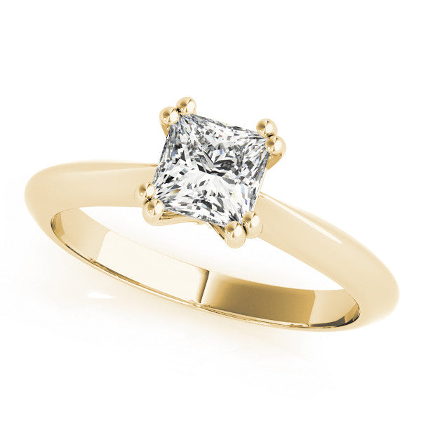 Princess Solitaire Engagement Ring