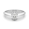 Oval Solitaire Engagement Ring