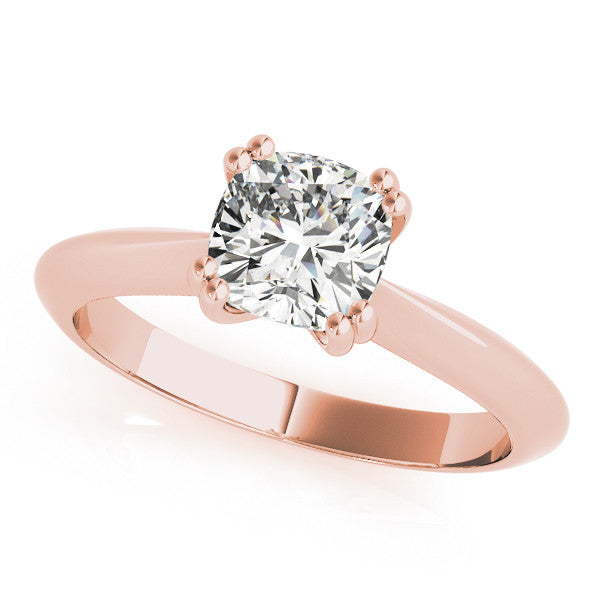 Cushion Solitaire Engagement Ring