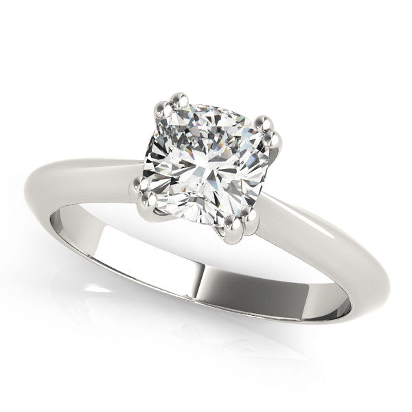 Cushion Solitaire Engagement Ring