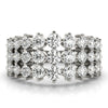 Round Multi-Row Diamond Ring