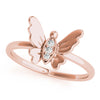 Butterfly Novelty Diamond Ring