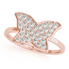 Butterfly Cluster Novelty Diamond Ring