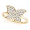 Butterfly Cluster Novelty Diamond Ring