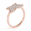 Butterfly Cluster Novelty Diamond Ring