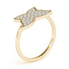 Butterfly Cluster Novelty Diamond Ring