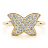 Butterfly Cluster Novelty Diamond Ring