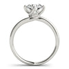 Round Solitaire Twisted Engagement Ring