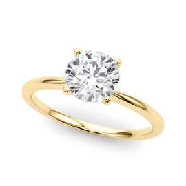 Round Solitaire Engagement Ring