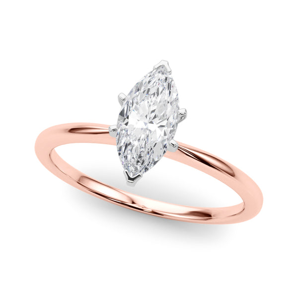 Marquise Solitaire Engagement Ring