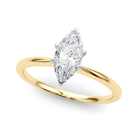 Marquise Solitaire Engagement Ring