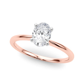 Oval Solitaire Engagement Ring