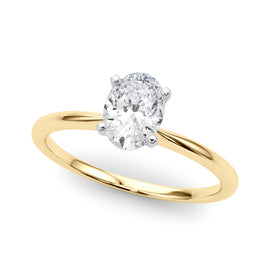 Oval Solitaire Engagement Ring