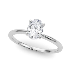 Oval Solitaire Engagement Ring