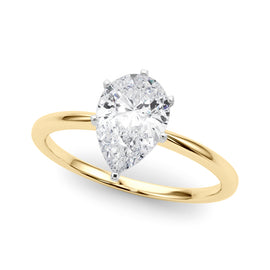 Pear Solitaire Engagement Ring