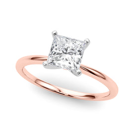 Princess Solitaire Engagement Ring