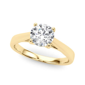 Round Solitaire Engagement Ring