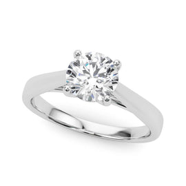 Round Solitaire Engagement Ring