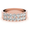 Round Double Row Diamond Ring