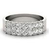 Round Double Row Diamond Ring