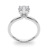 Round Solitaire Hidden Halo Engagement Ring