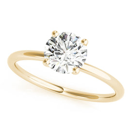 Round Solitaire Engagement Ring