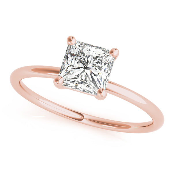 Princess Solitaire Engagement Ring