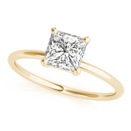 Princess Solitaire Engagement Ring