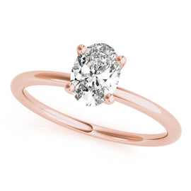 Oval Solitaire Engagement Ring