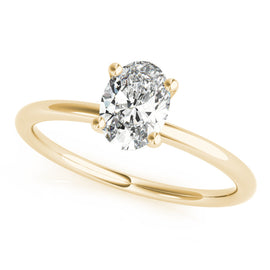 Oval Solitaire Engagement Ring