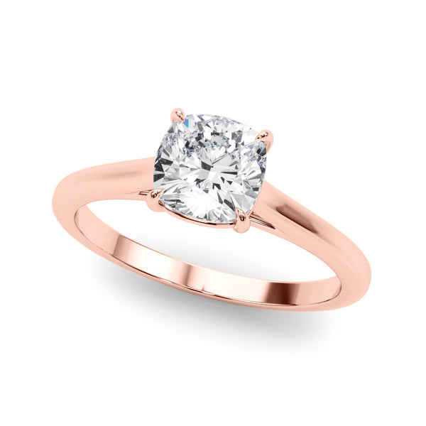 Cushion Solitaire Engagement Ring