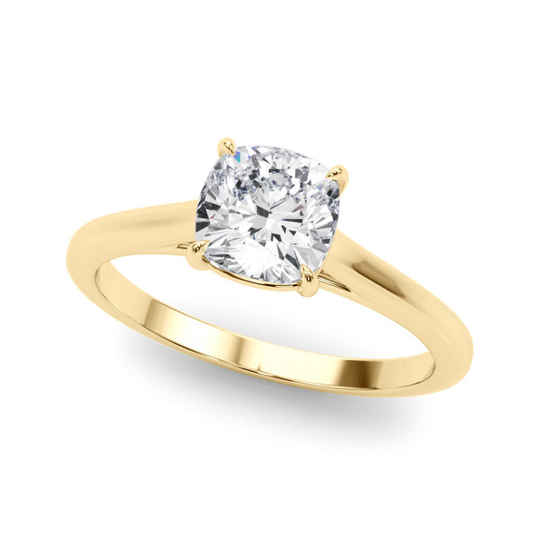 Cushion Solitaire Engagement Ring