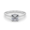 Cushion Solitaire Engagement Ring