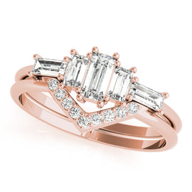 Trilogy Baguette Cut Diamond Ring