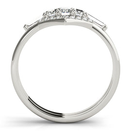 Trilogy Baguette Cut Diamond Ring